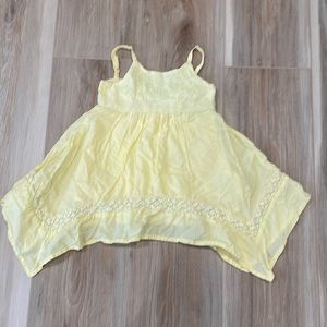 Tahari yellow floral dress